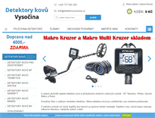 Tablet Screenshot of detektoryvysocina.cz